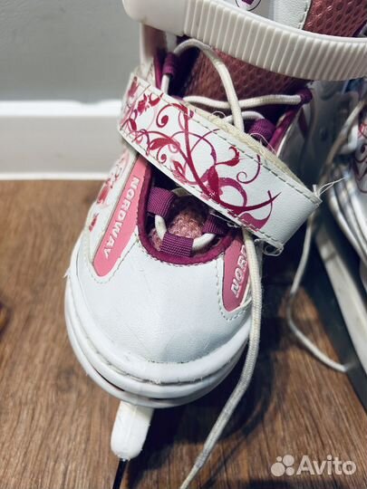 Коньки раздвижные 34 37