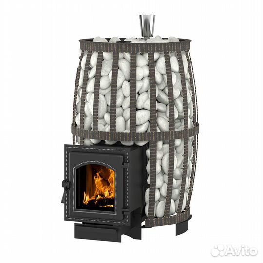 Печь Для Бани везувий Легенда Русский пар Ковка 24