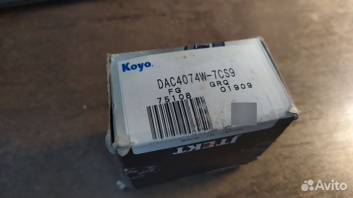 Подшипник ступичный 3296 koyo DAC4074W-7CS9