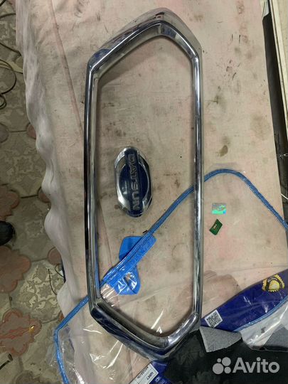 Хром на решетку датсун