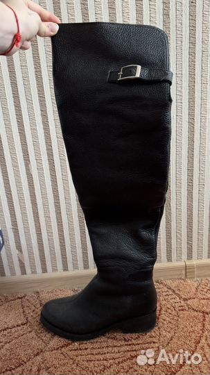 Зимние сапоги женские натуральная кожа