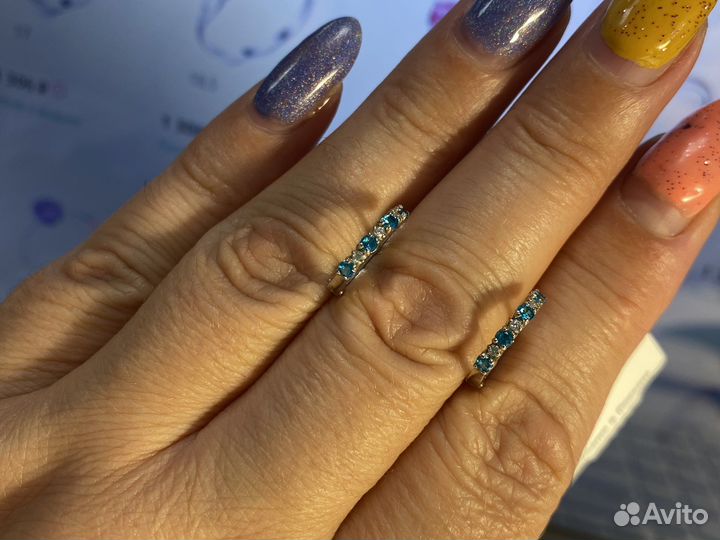 Серьги серебро
