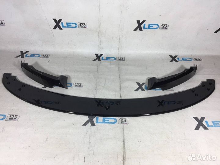 Сплиттер BMW 3 e90 губа на передний бампер M3 look