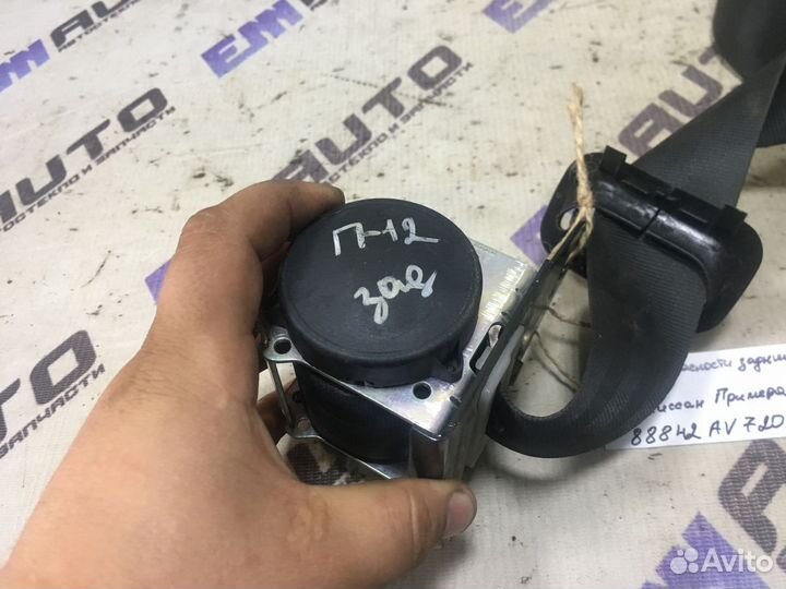 Ремень безопасности задний Ниссан Примера П12