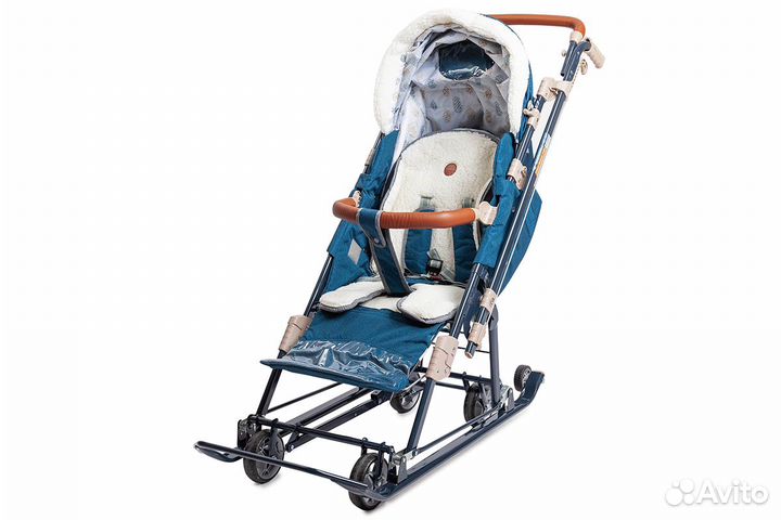 Санки-коляска, Nika - Ника Детям 7-8K (нд7-8K), Си