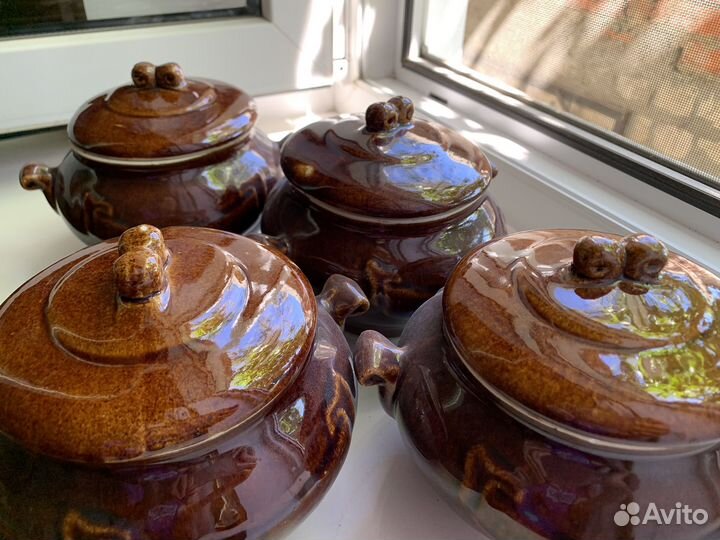 Глиняные горшочки