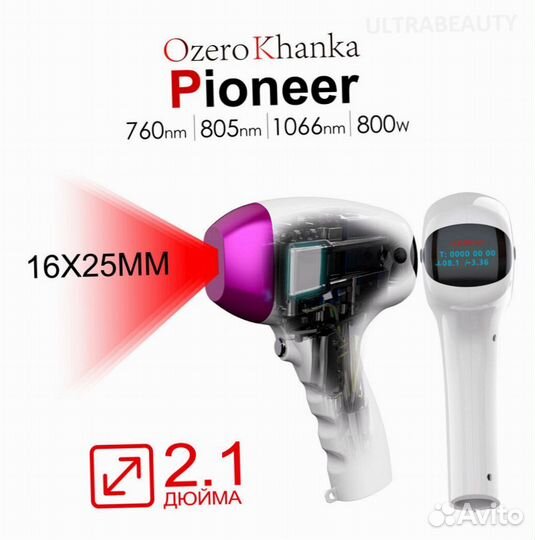 Диодный лазер, Аппарат для лазерной эпиляции