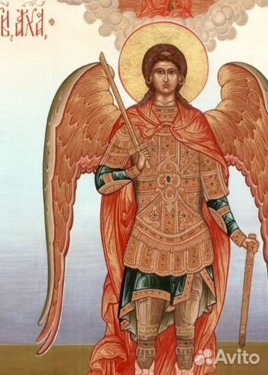 Икона рукописная Архангел Михаил