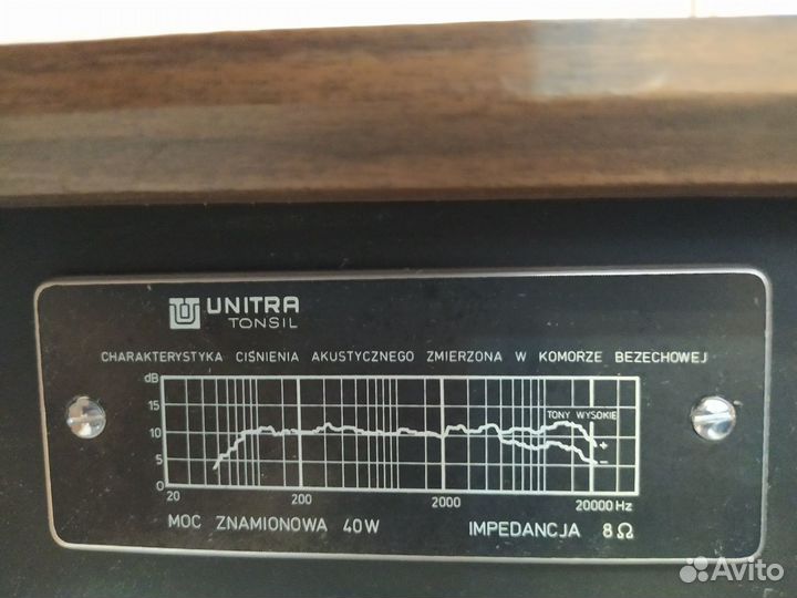 Акустические колонки Unitra Tonsil