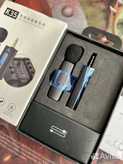 Петличный микрофон k35