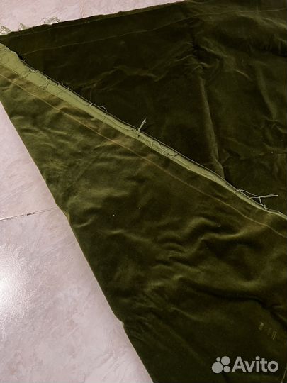 Отрез ткани бархат СССР