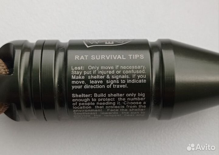 Огниво RAT Survival Tips с компасом