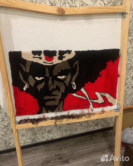 Ковер ручной работы афросамурай (afrosamurai)