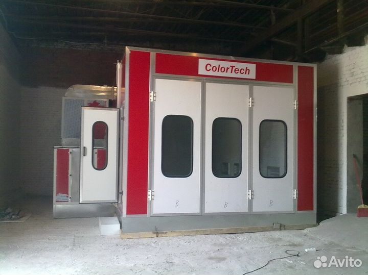 Монтаж и демонтаж покрасочных камер