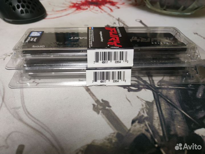 Оперативная память Kingston fury Beast Black DDR5