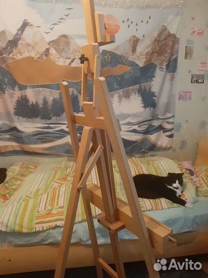 Мольберт SinoArt напольный деревянный