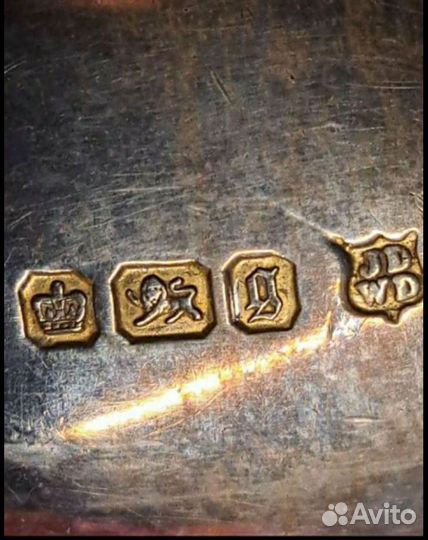 Набор Эгоист + солонки серебро 925пр Англия