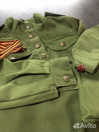 Детский военный костюм для девочки