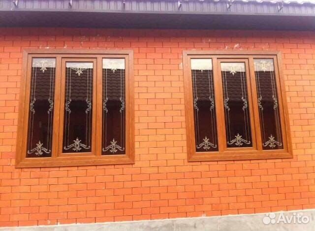 Пластиковые окна и двери витражи