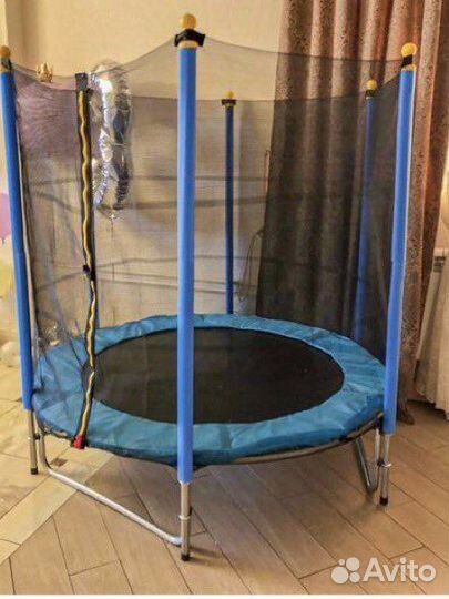Батут с сеткой для детей