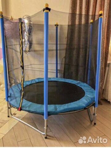 Батут с сеткой для детей