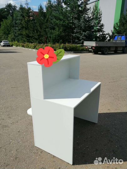 Стойка ресепшен - Стойка администратора: белый