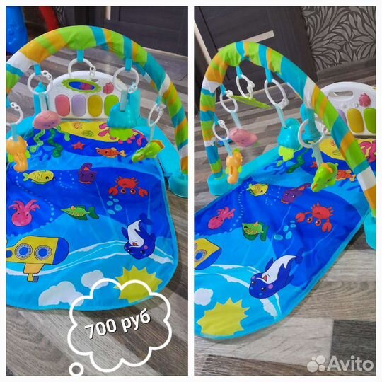 Развивающий коврик с пианино