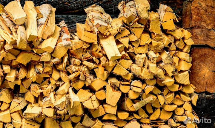 Дрова березовые наколотые