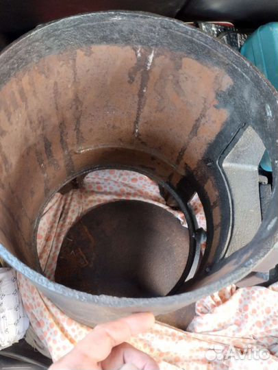 Печь буржуйка чугунная под казан