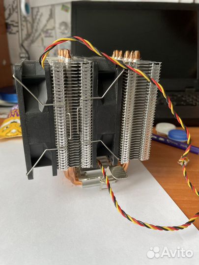 Куллер для процессора(башня) 6 медных трубок