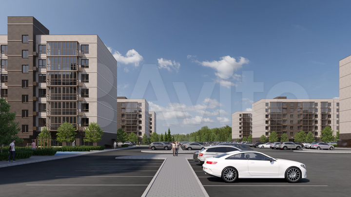 1-к. квартира, 44,3 м², 4/7 эт.