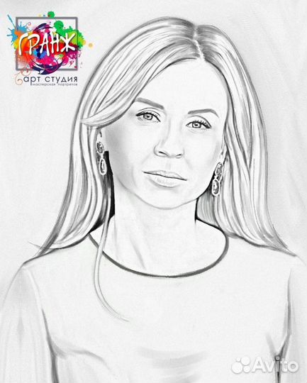 Портрет карандашом в Казани