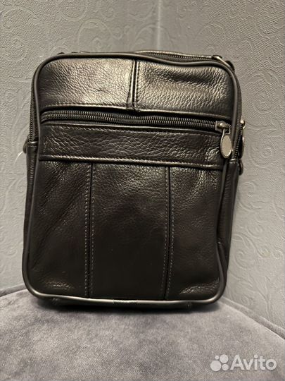 Мужская сумка через плечо кожа