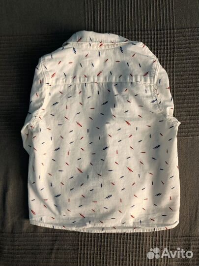 Рубашка zara детская на мальчика 98