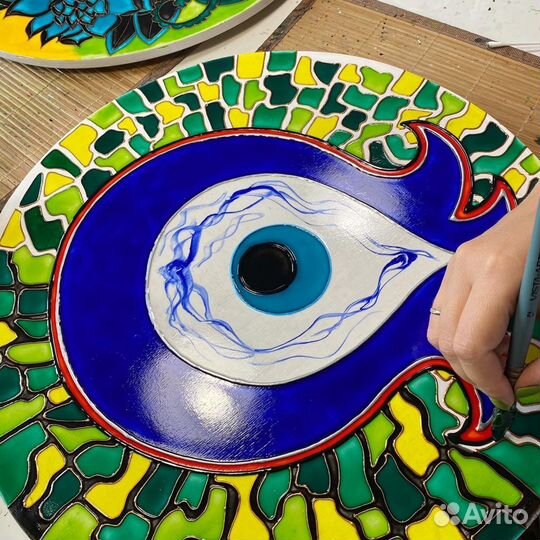 Декоративная тарелка на стену