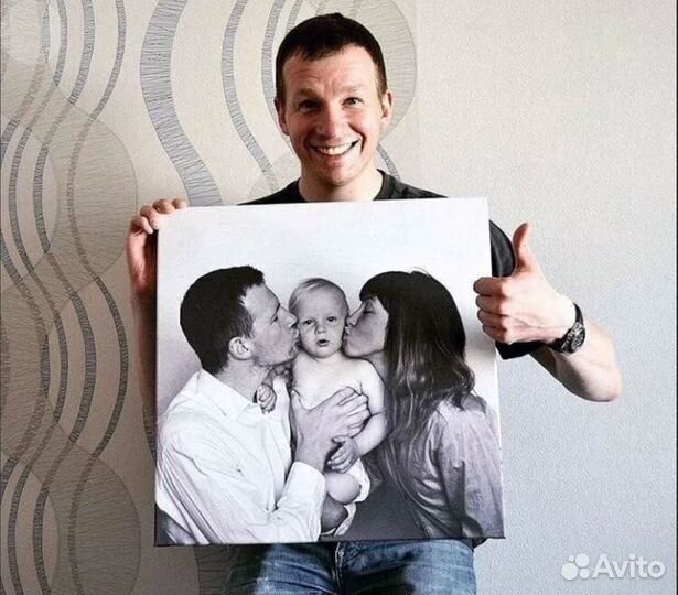 Портрет на холсте по фотографии