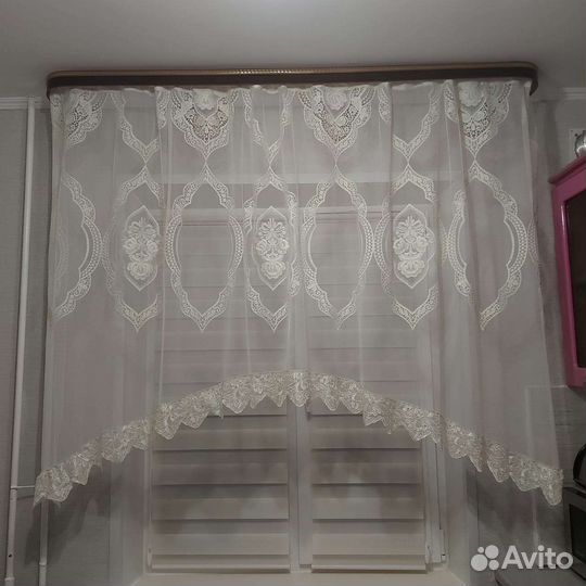 Тюль готовая новая