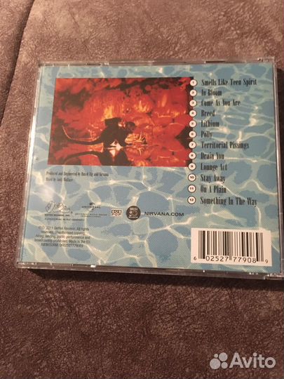 Cd диски фирменные nirvana