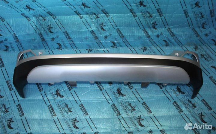 Бампер рав 4 4 в сборе серебро под установку 15-19