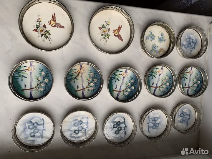 Старинные подставки под горячее