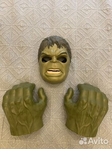 Маска Халка + кулаки Hulk