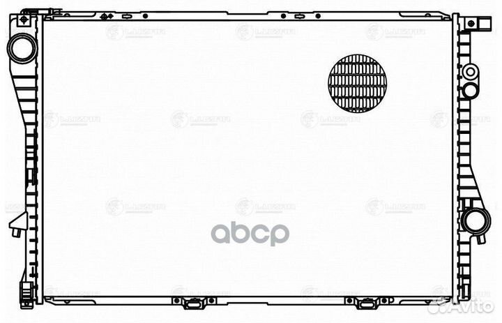 Радиатор основной luzar LRc 26108 LRC26108 luzar