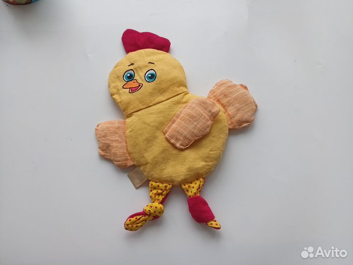 Мякиш игрушка с вишневыми косточками 23 см