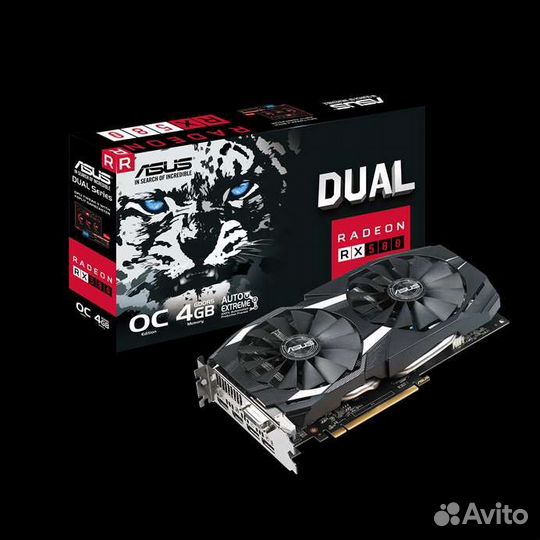 Видеокарта rx580 4gb