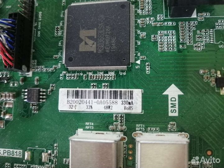 TP. MS3663S. PB818 Витязь 32LH0202