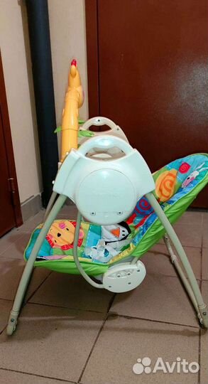 Детские электронные качели для ficher price