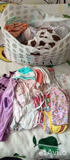 Детские вещи пакетом для девочек от0до6месяцев