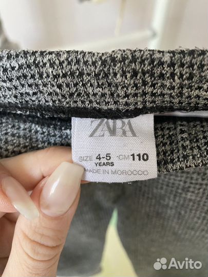 Брюки/штаны 3 штуки для девочек 110 zara/hm