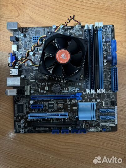 Комплект 1155 asus p8h67-m