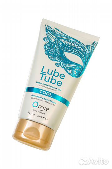 Интимный гель на водной основе Lube Tube Cool с охлаждающим эффектом - 150 мл